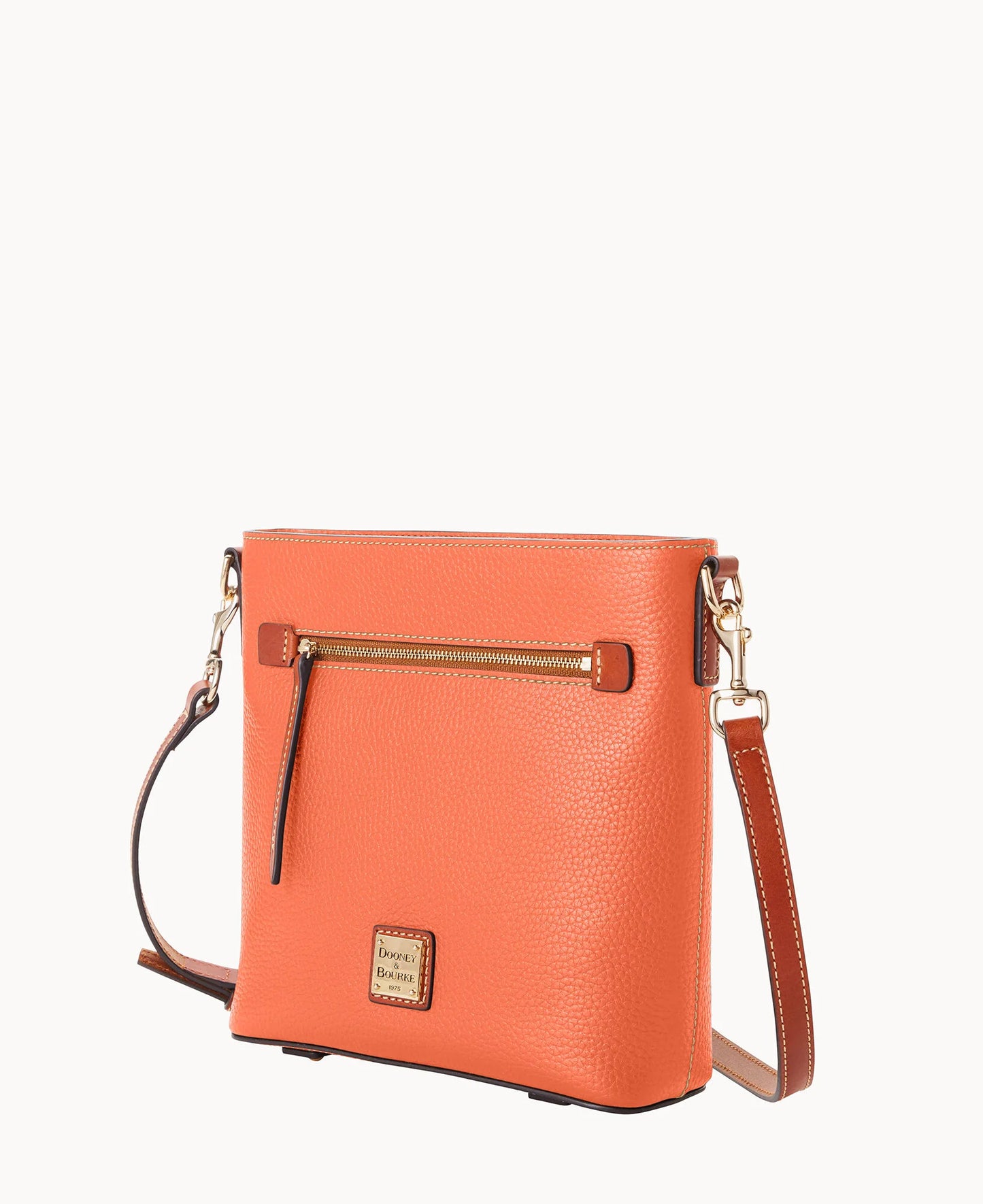 Pebble Grain Zip Crossbody