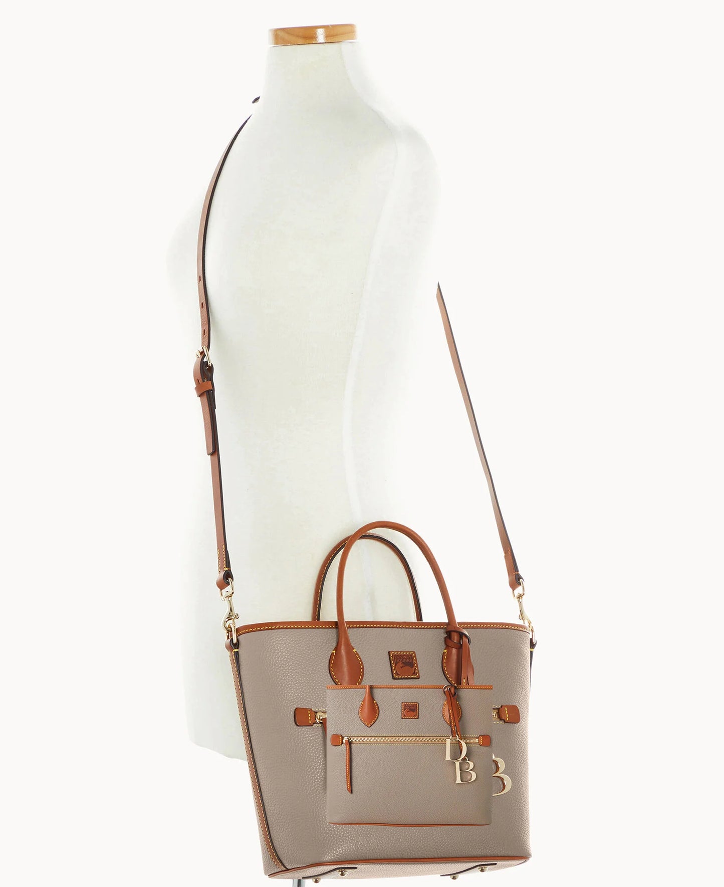 Pebble Grain Handle Tote