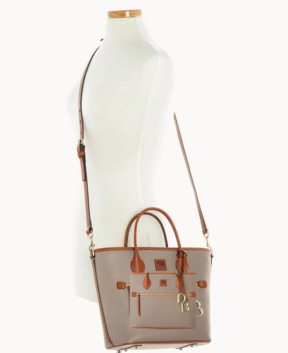 Pebble Grain Handle Tote