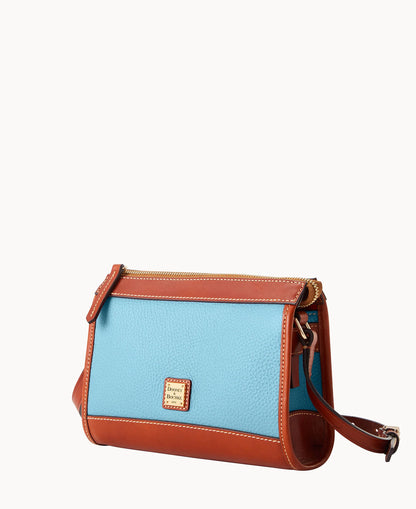 Pebble Grain Zip Crossbody