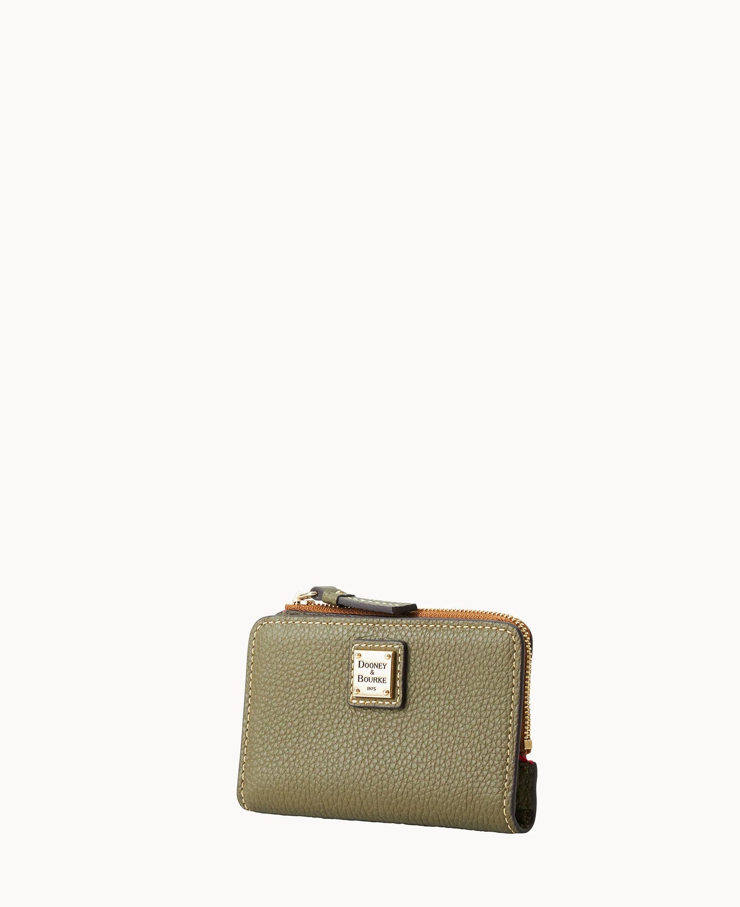 Pebble Grain Zip Credit Card Wallet 14