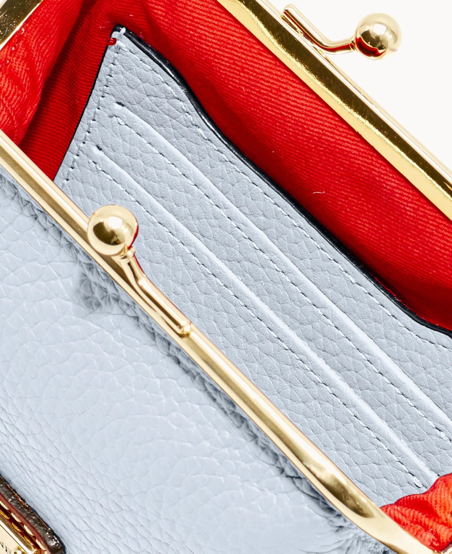 Pebble Grain Large Framed Purse
