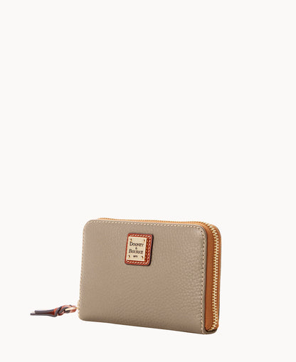 Pebble Grain Medium Zip Around Wallet