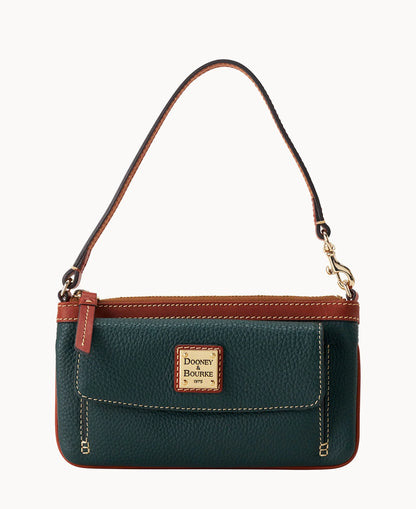 Pebble Grain Pocket Wristlet