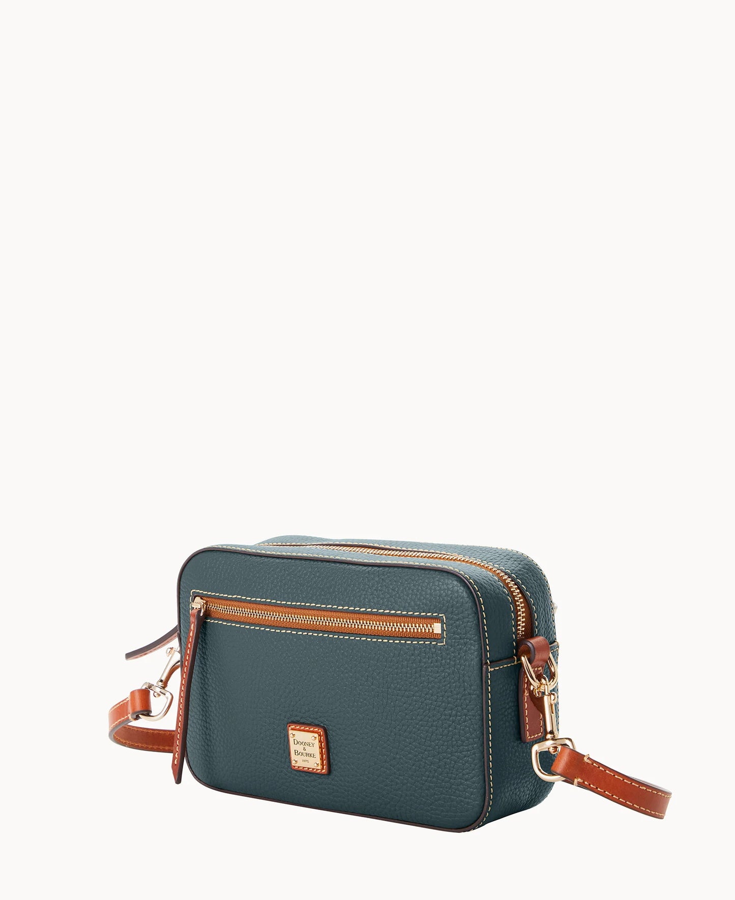 Pebble Grain Camera Zip Crossbody