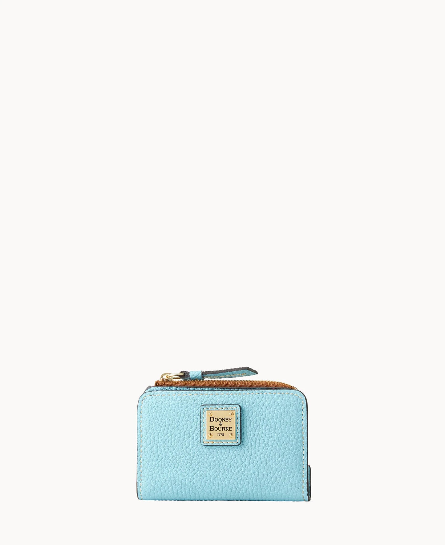 Pebble Grain Zip Credit Card Wallet 12