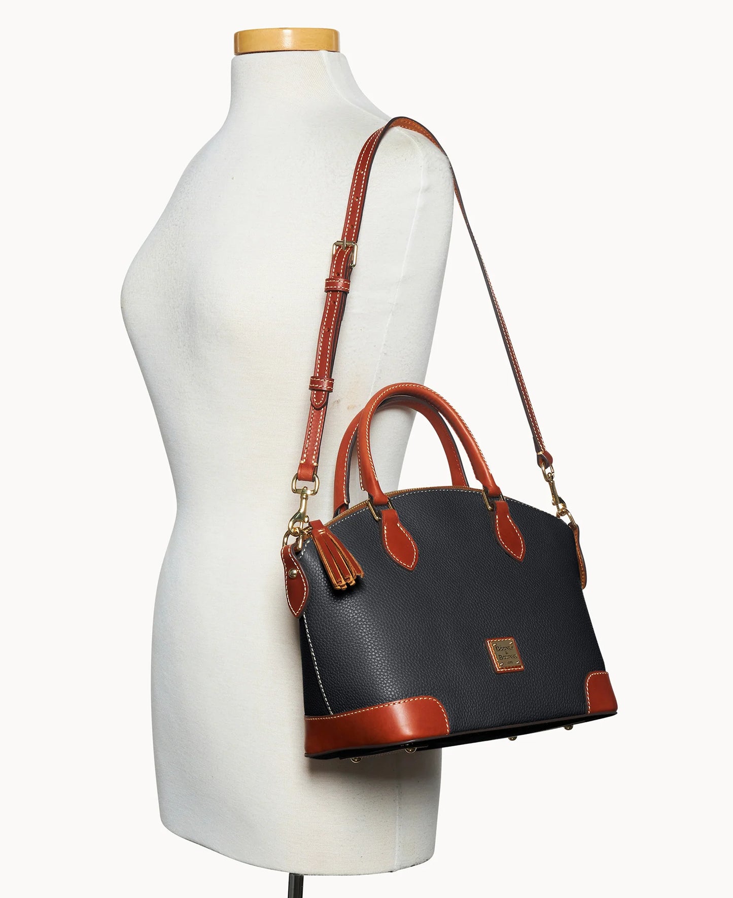 Pebble Grain Geena Satchel