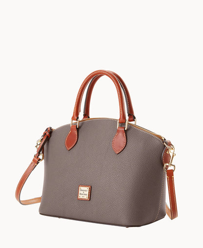 Pebble Grain Geena Satchel