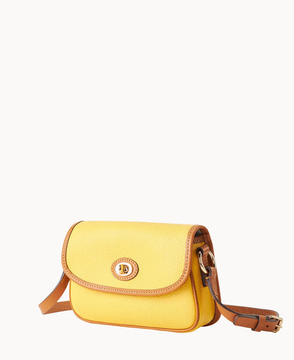 Pebble Grain Turnlock Crossbody 22