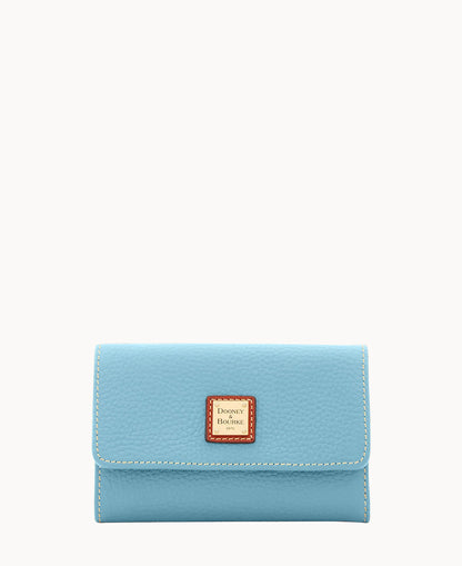 Pebble Grain Flap Wallet