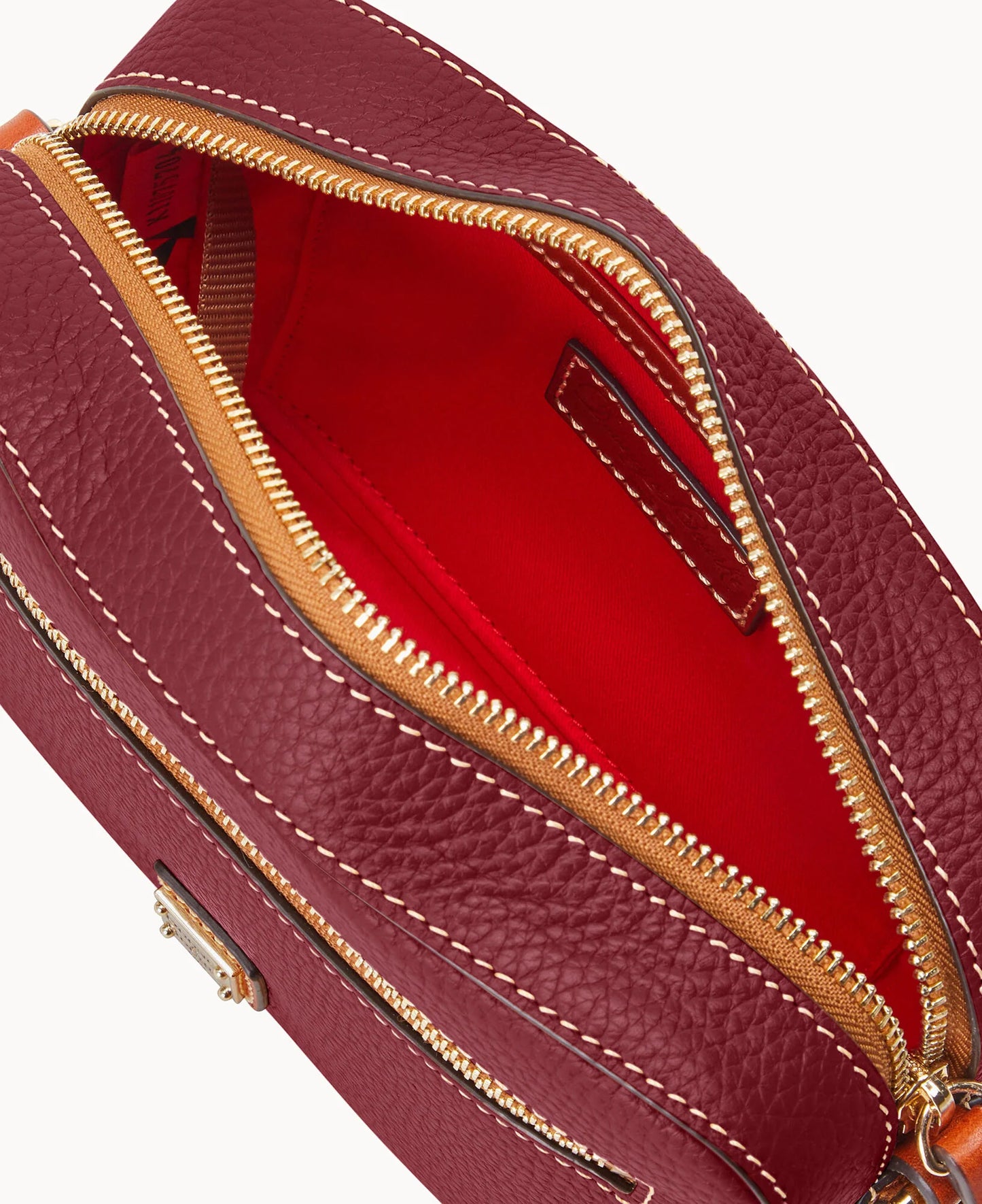 Pebble Grain Camera Zip Crossbody