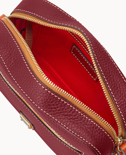 Pebble Grain Camera Zip Crossbody