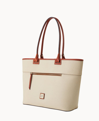 Pebble Grain Large Zip Tote