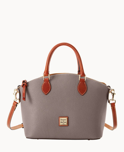 Pebble Grain Geena Satchel