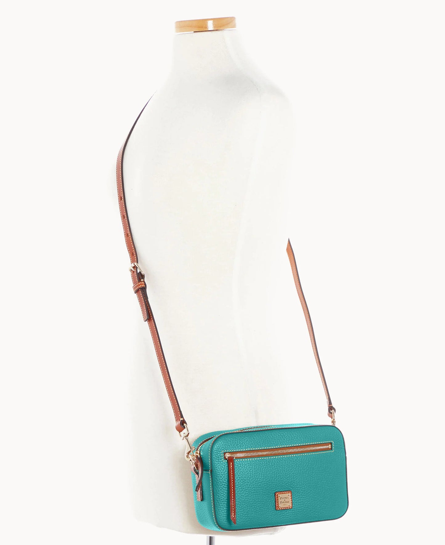 Pebble Grain Camera Zip Crossbody