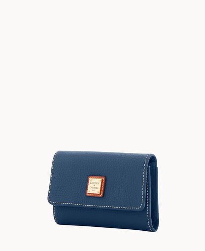 Pebble Grain Flap Wallet