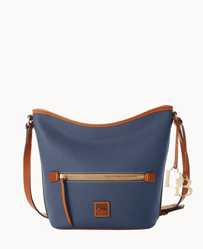 Pebble Grain Zip Sac