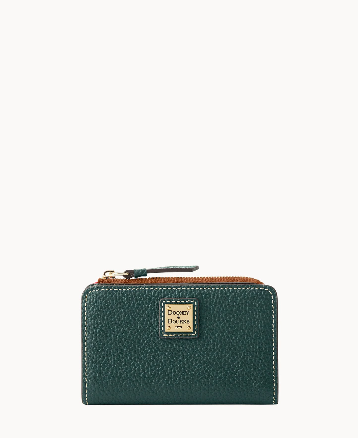 Pebble Grain Zip Credit Card Wallet 14