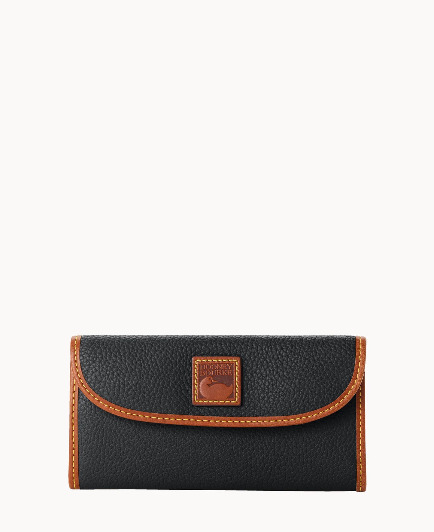 Pebble Grain Continental Clutch