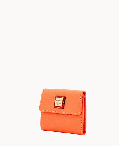 Pebble Grain Small Flap Wallet