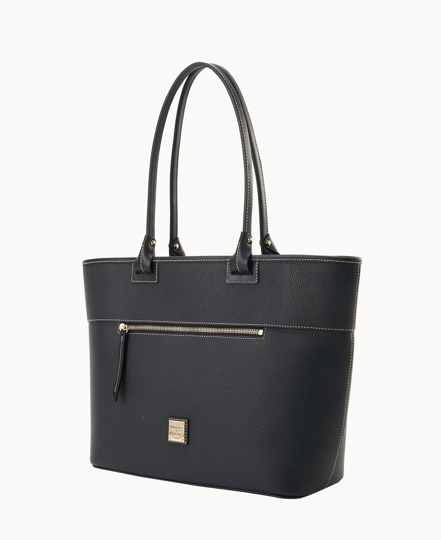 Pebble Grain Large Zip Tote