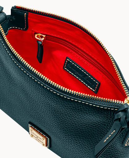Pebble Grain Crossbody Pouchette
