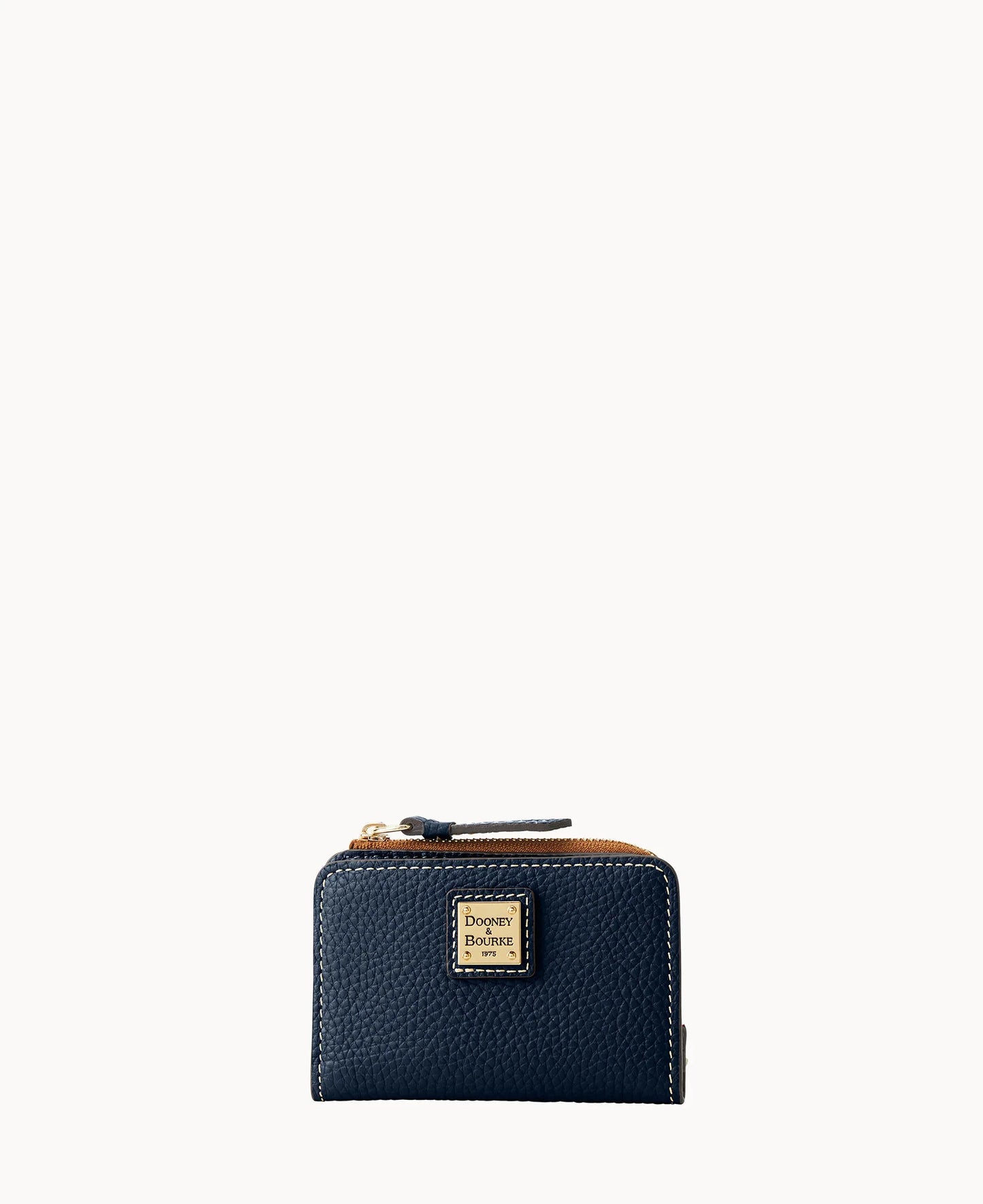 Pebble Grain Zip Credit Card Wallet 12