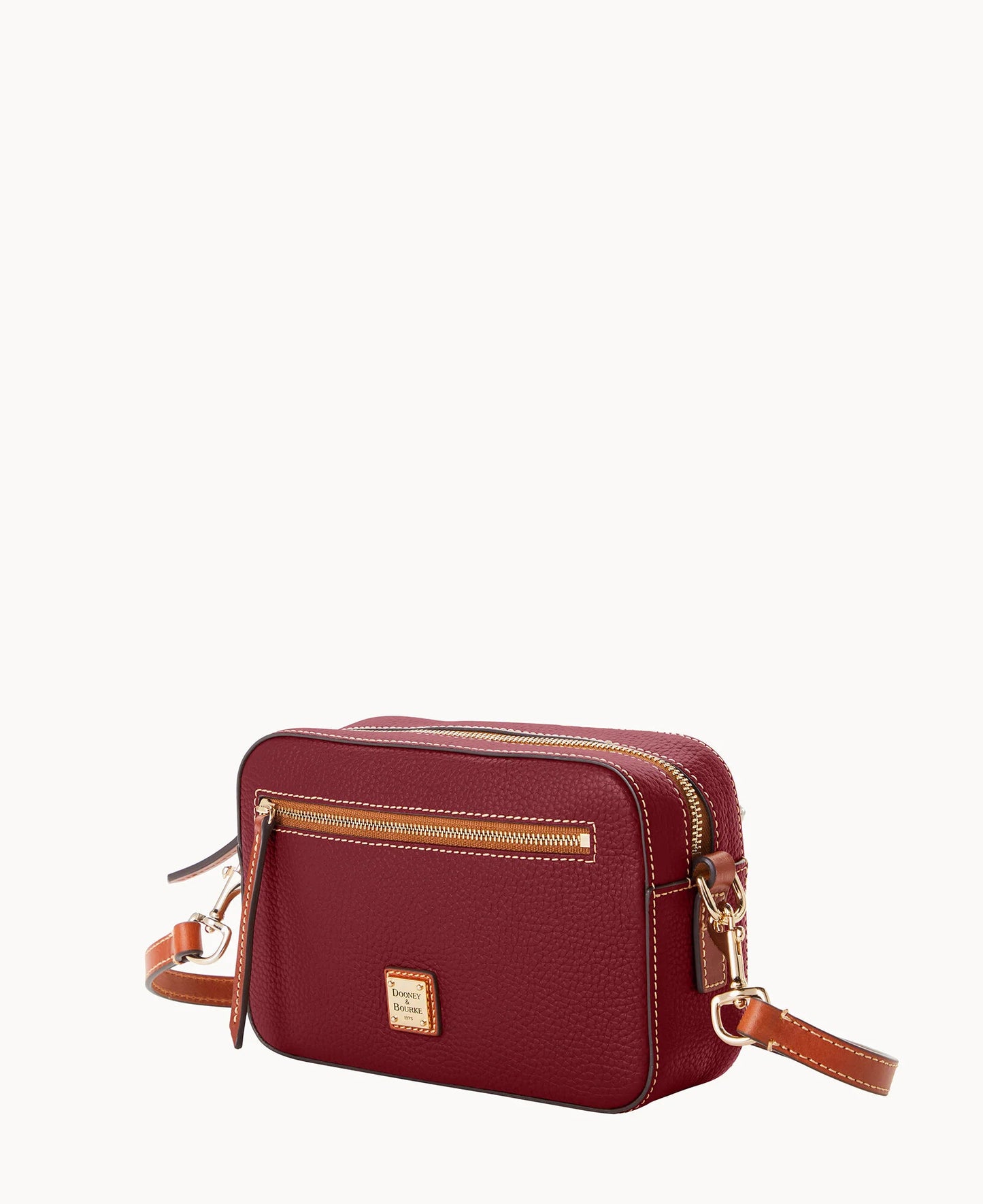 Pebble Grain Camera Zip Crossbody