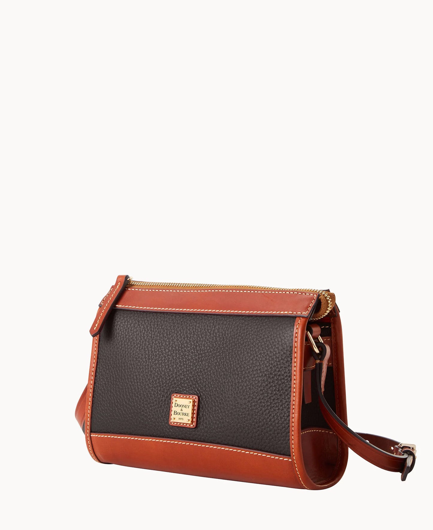 Pebble Grain Zip Crossbody