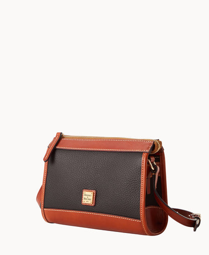 Pebble Grain Zip Crossbody