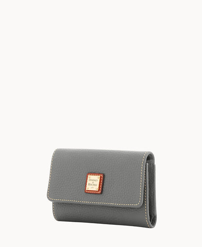 Pebble Grain Flap Wallet