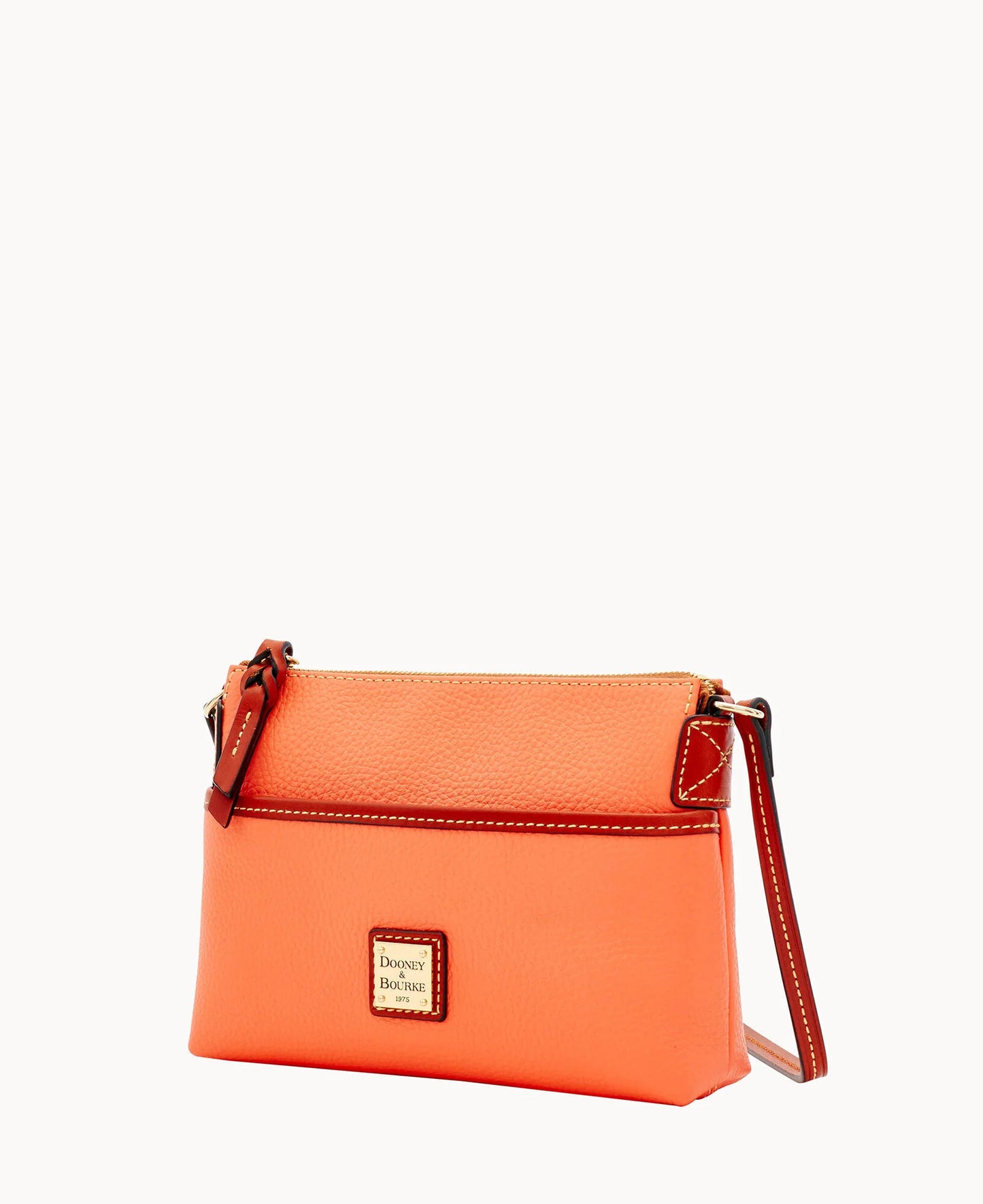 Pebble Grain Ginger Crossbody