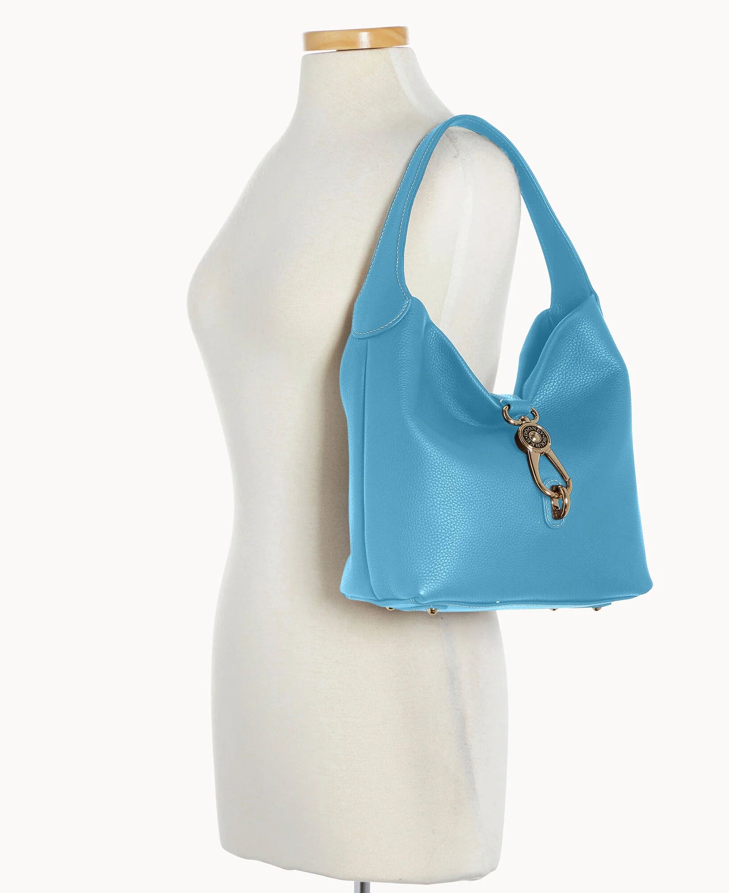 Pebble Grain Small Logo Lock Sac