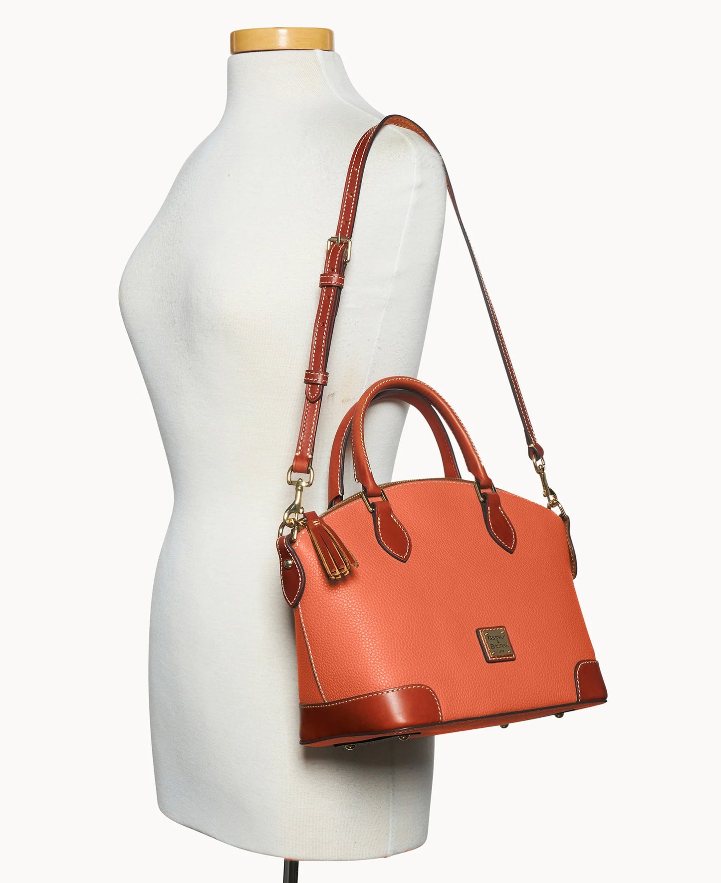 Pebble Grain Geena Satchel