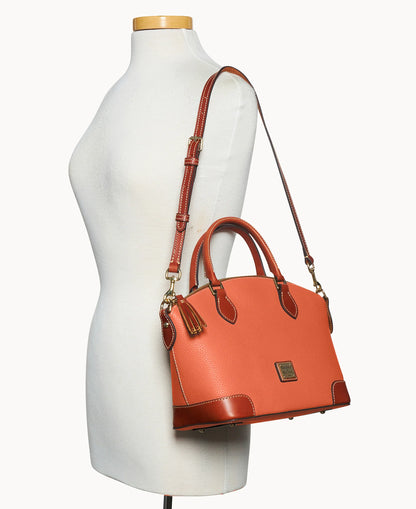 Pebble Grain Geena Satchel