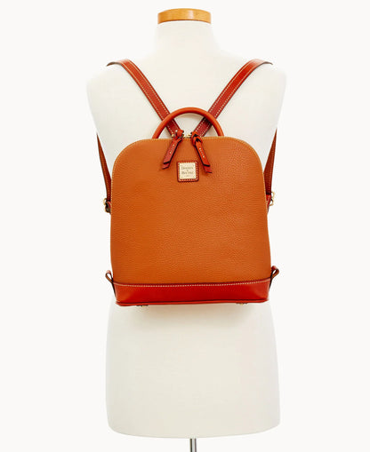 Pebble Grain Zip Pod Backpack