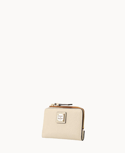 Pebble Grain Zip Credit Card Wallet 12