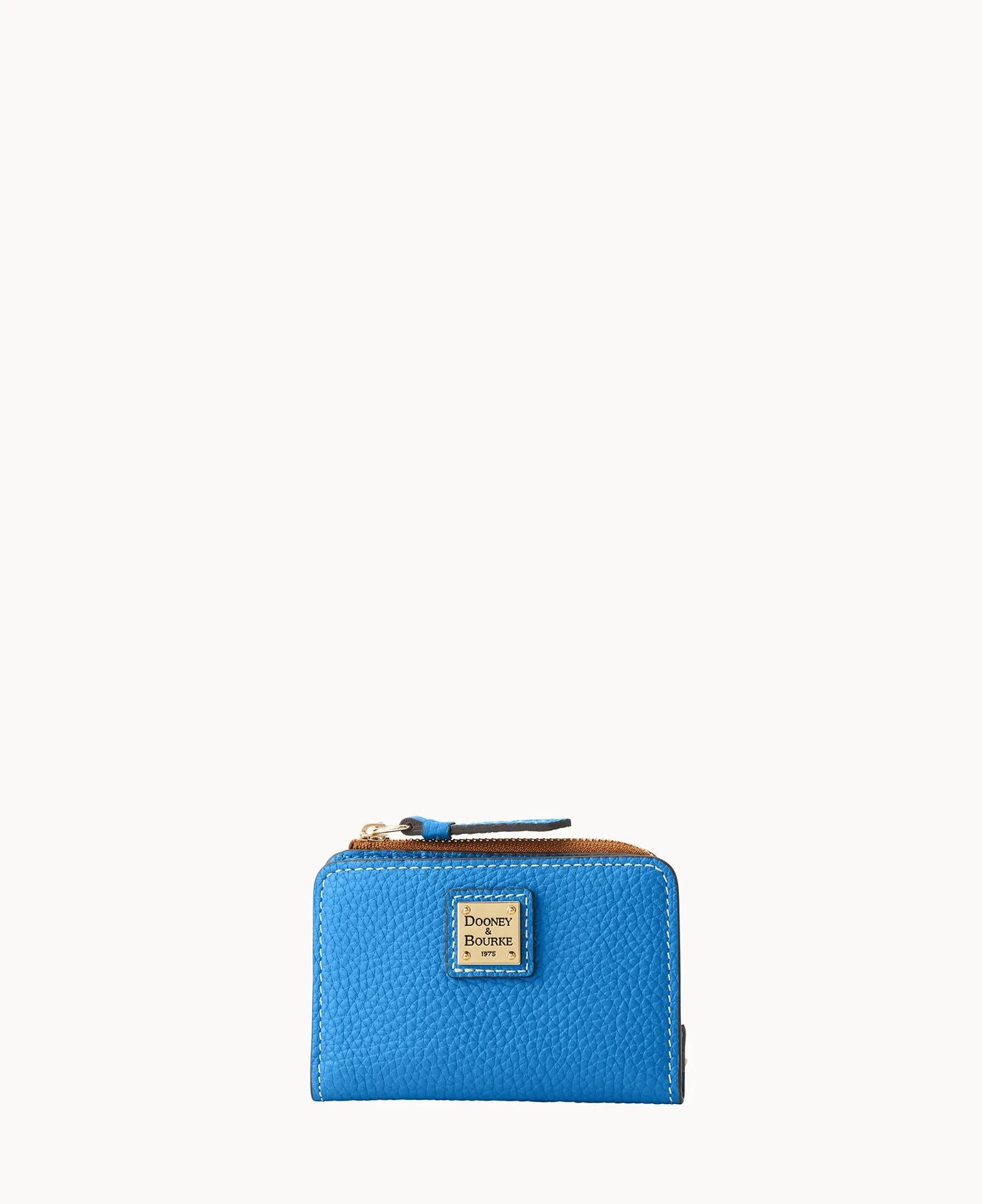 Pebble Grain Zip Credit Card Wallet 12