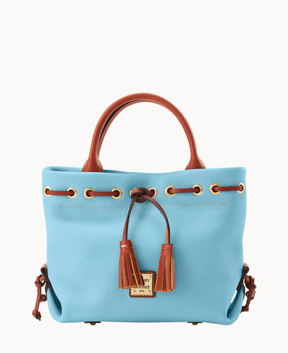 Pebble Grain Tassel Tote