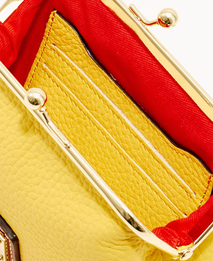 Pebble Grain Large Framed Purse
