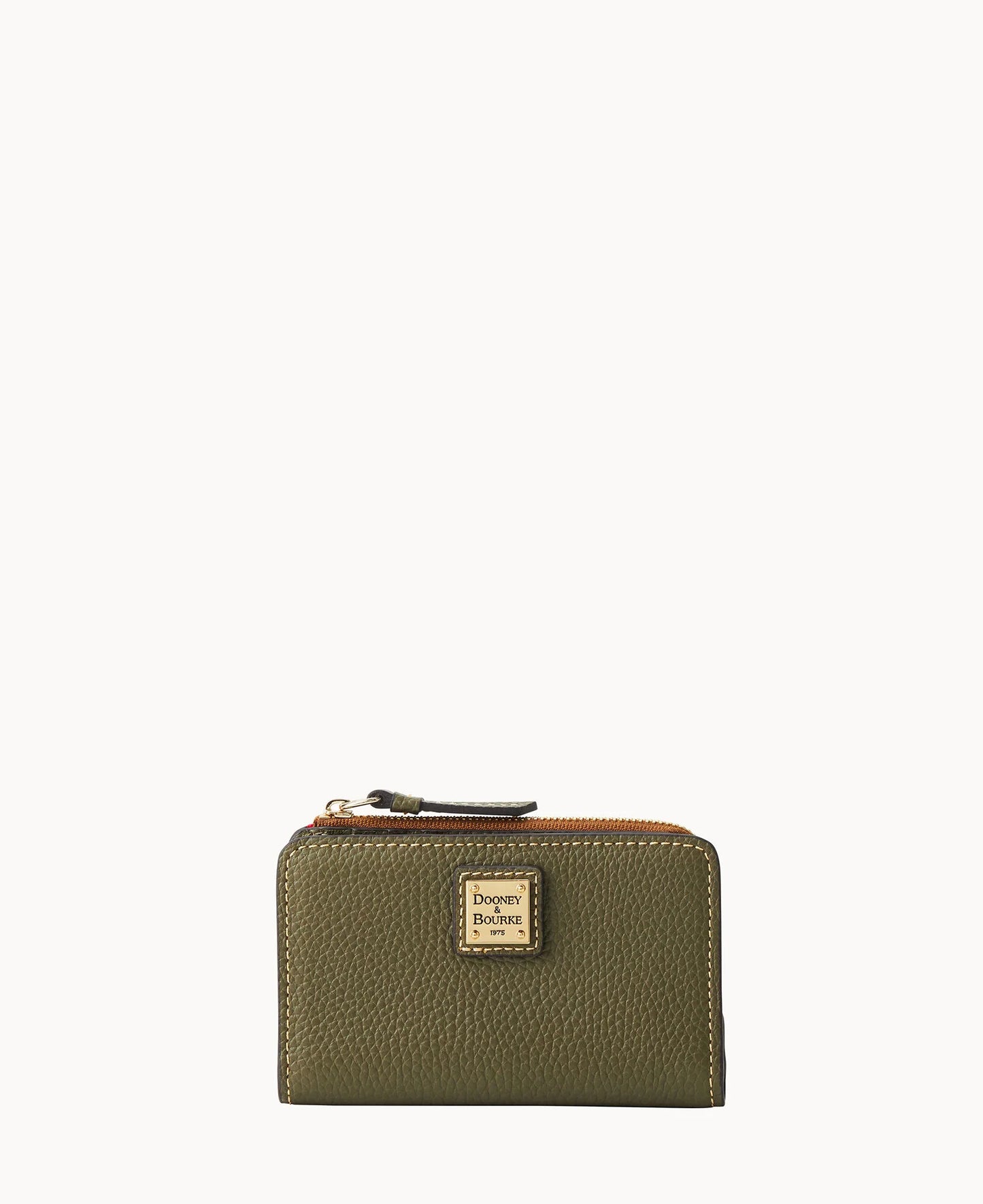 Pebble Grain Zip Credit Card Wallet 14