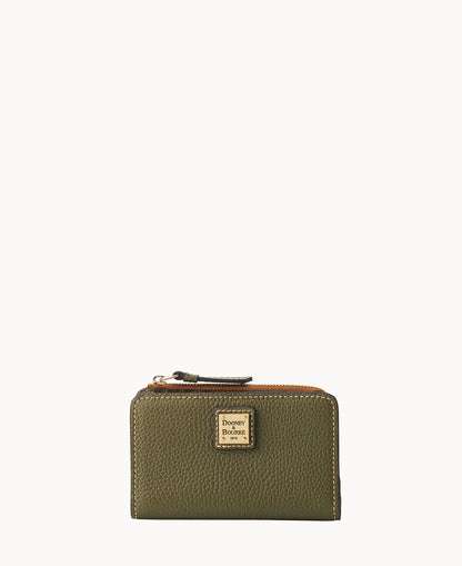 Pebble Grain Zip Credit Card Wallet 14