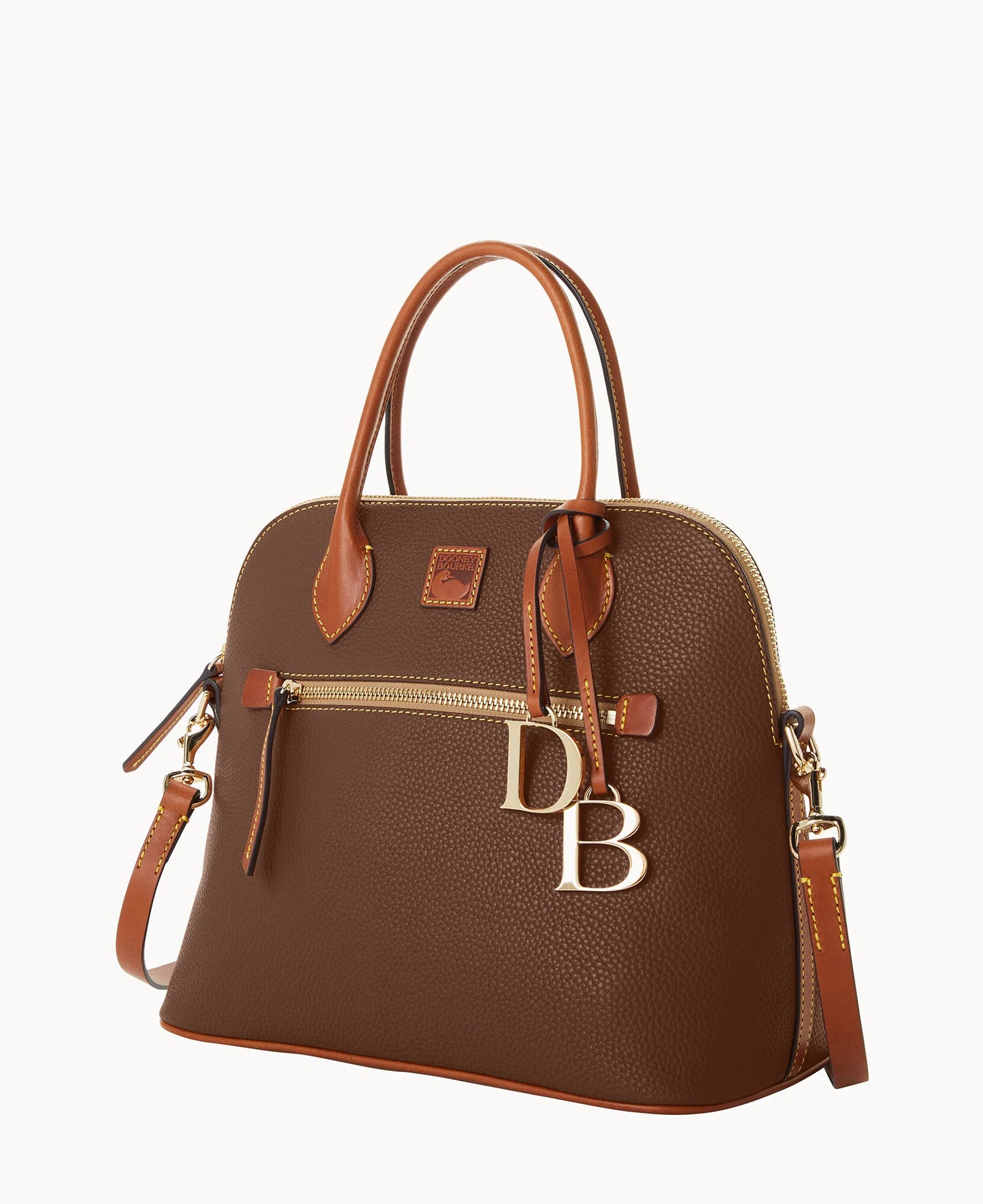 Pebble Grain Large Domed Satchel