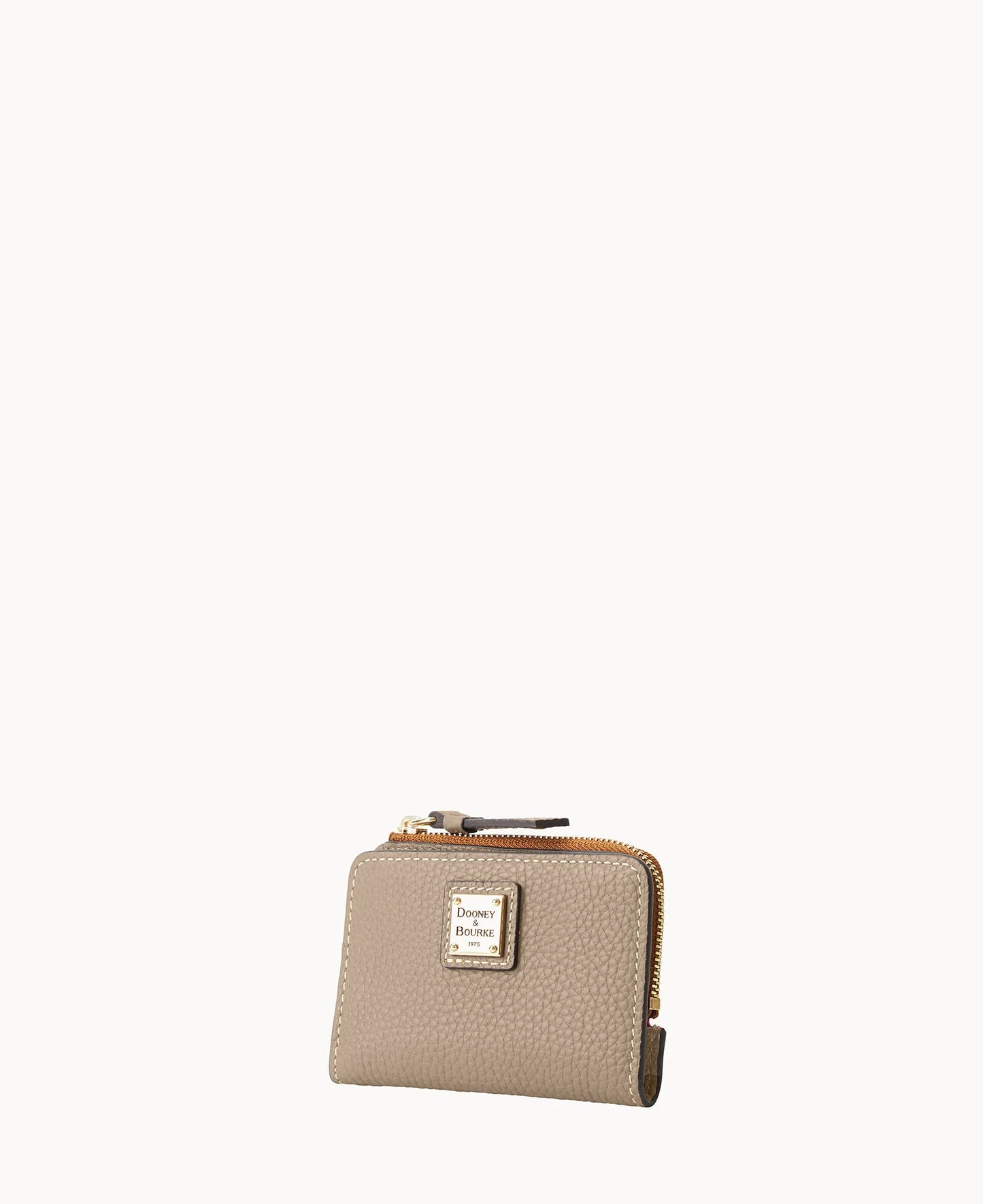 Pebble Grain Zip Credit Card Wallet 12