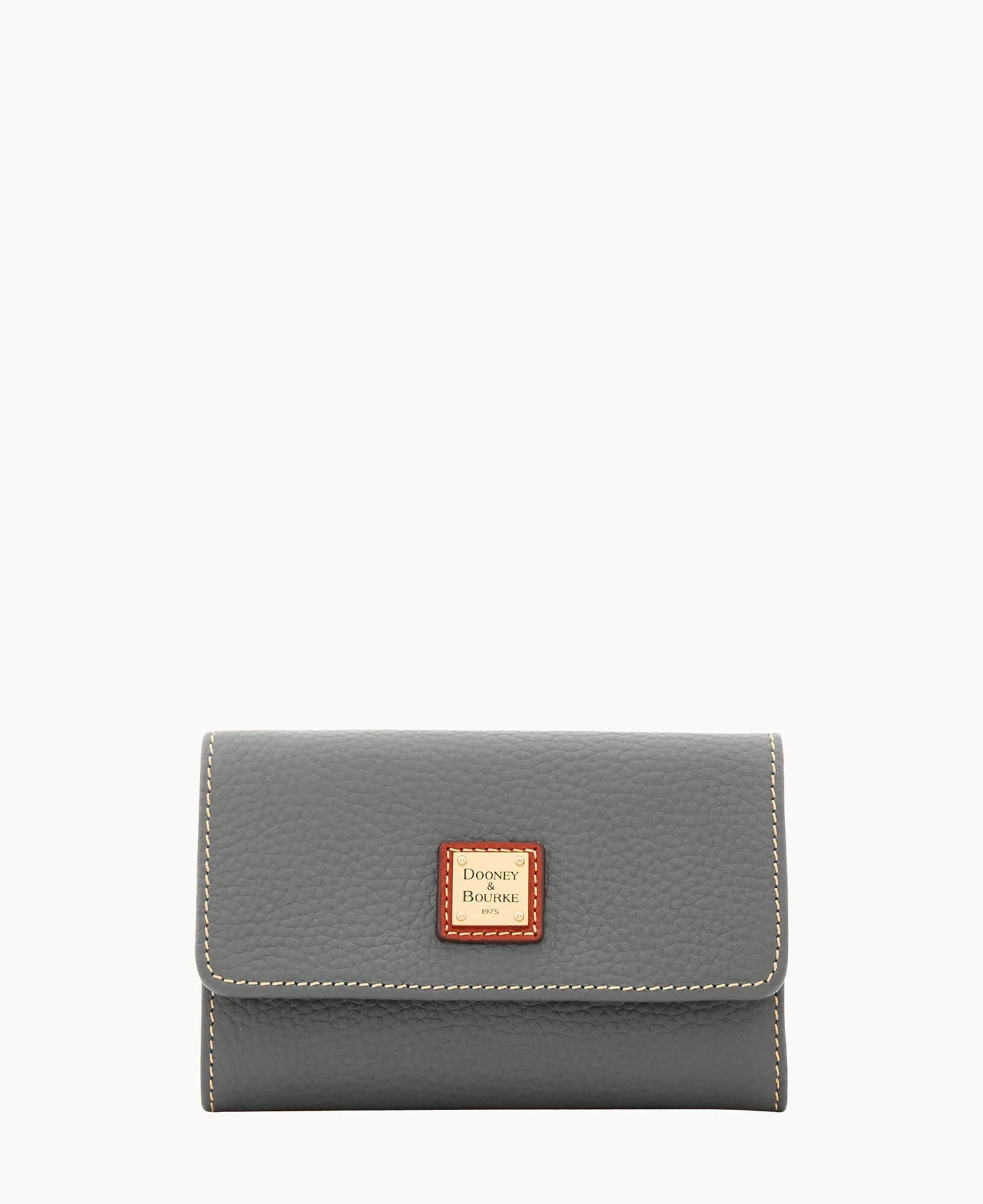 Pebble Grain Flap Wallet