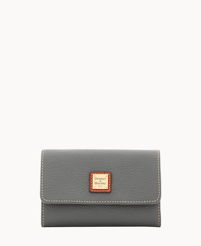 Pebble Grain Flap Wallet