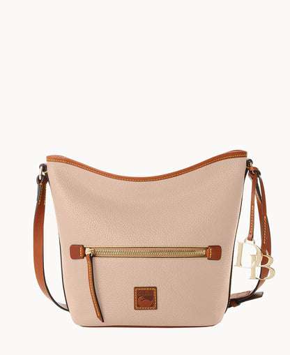 Pebble Grain Zip Sac