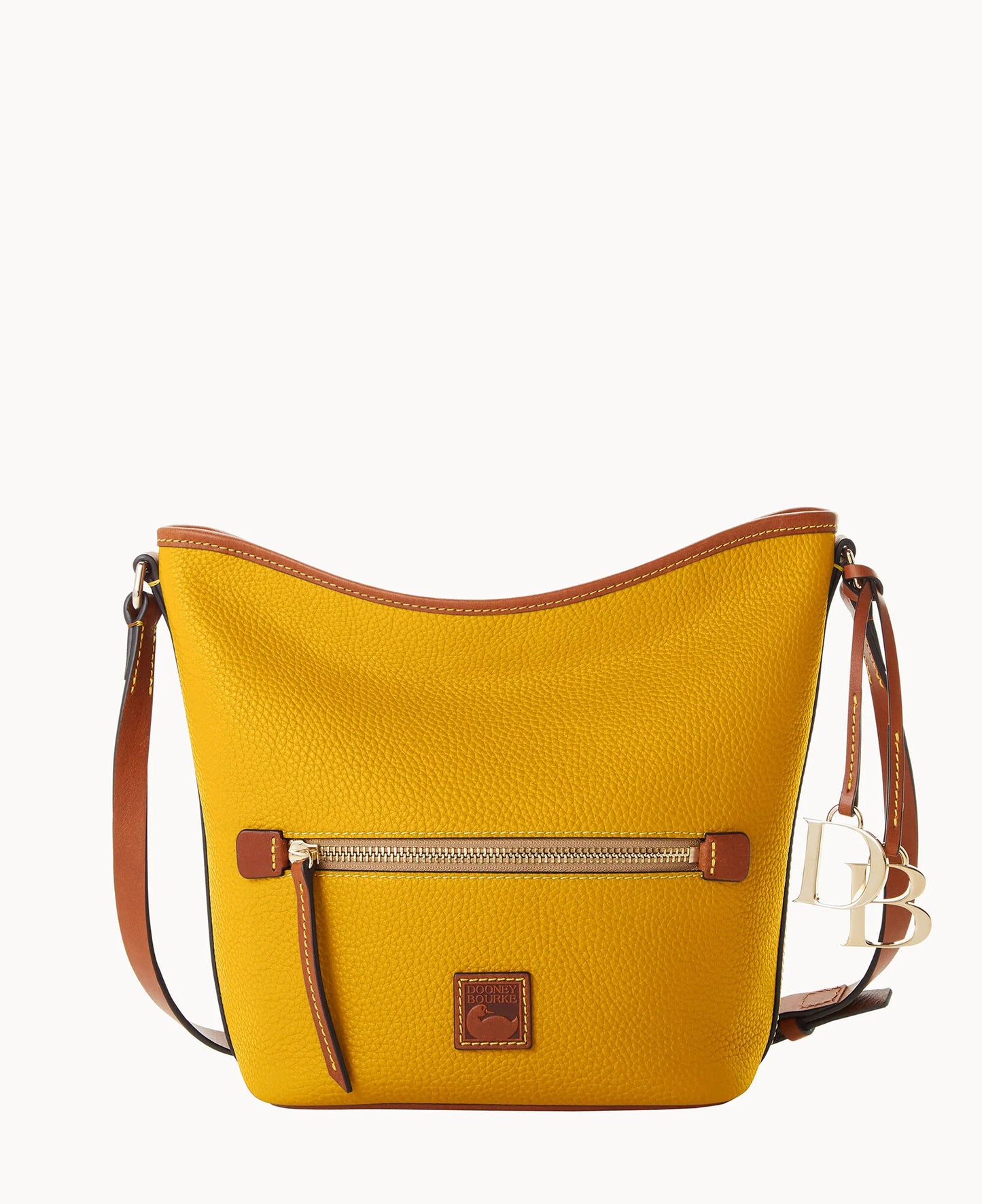Pebble Grain Zip Sac