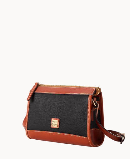 Pebble Grain Zip Crossbody