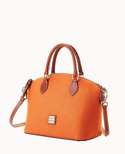 Pebble Grain Geena Satchel